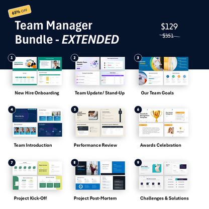 Team Manager Presentation Bundle